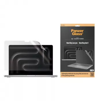 Screen Protector PanzerGlass Dual Privacy MacBook Pro 16 inch M1 M2 M3 M4 Transparent