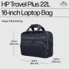 Laptop-Tasche HP Travel Plus 22L 16-Zoll-Aktentasche Monochromatisch
