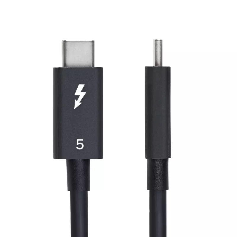 StarTech.com 1,5ft (50cm) Thunderbolt 5 Kabel, 80Gbit/s/Bis zu 120Gbit/s, 240W PD, 8K 60Hz, Zertifiziertes Thunderbolt Kabel - Kompatibel mit Thunderbolt 4/USB4/USB-C