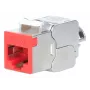 Netzwerkkabel Intellinet 791311 Keystone-Modul flach rot RJ-45