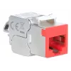 Netzwerkkabel Intellinet 791311 Keystone-Modul flach rot RJ-45