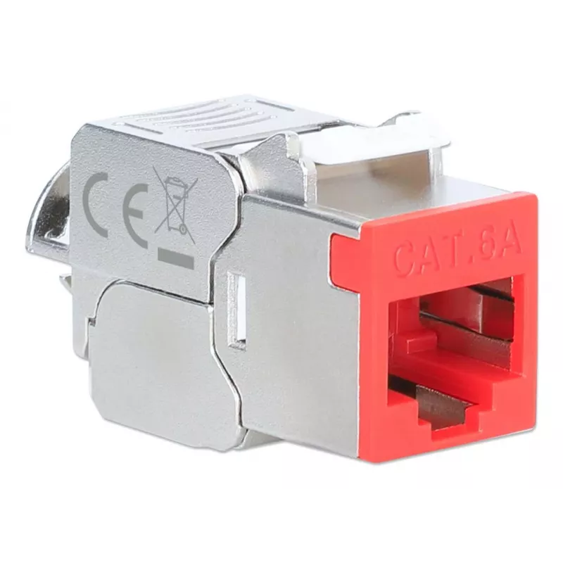 Netzwerkkabel Intellinet 791311 Keystone-Modul flach rot RJ-45