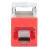 Netzwerkkabel Intellinet 791311 Keystone-Modul flach rot RJ-45