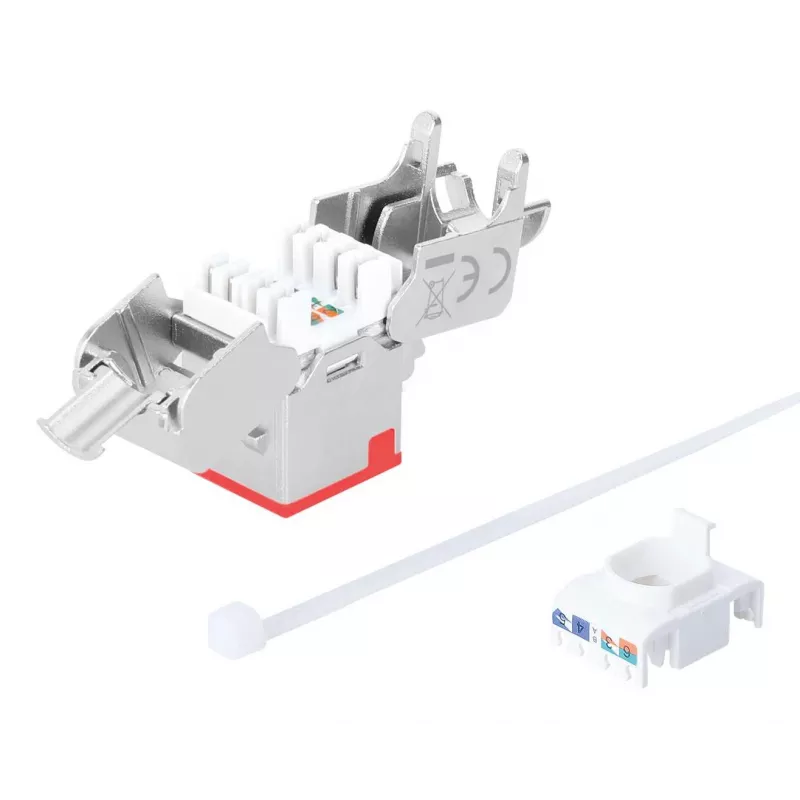 Netzwerkkabel Intellinet 791311 Keystone-Modul flach rot RJ-45