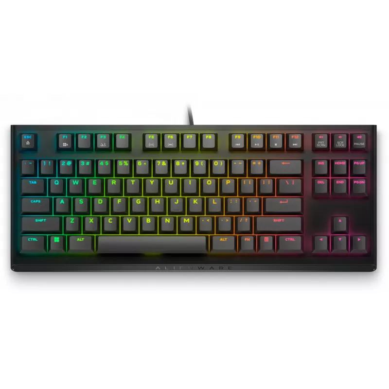 Tastatur Alienware AW420K USB Schwarz 545-BBDY Dell