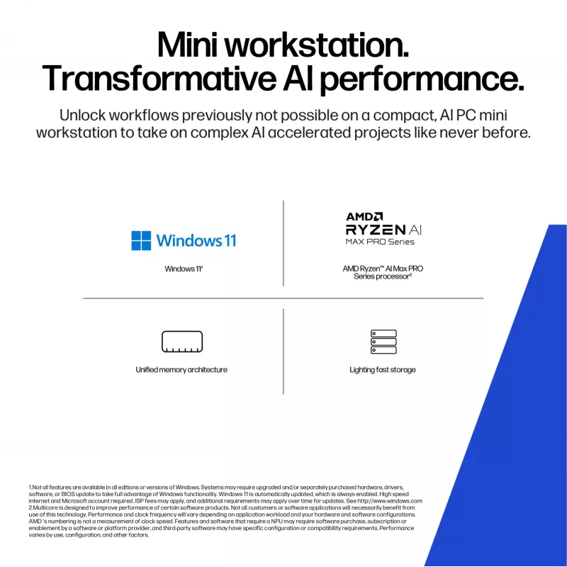 Workstation HP Z2 Mini G1a Intel Prozessor 16GB RAM 2TB SSD Windows 11 Pro