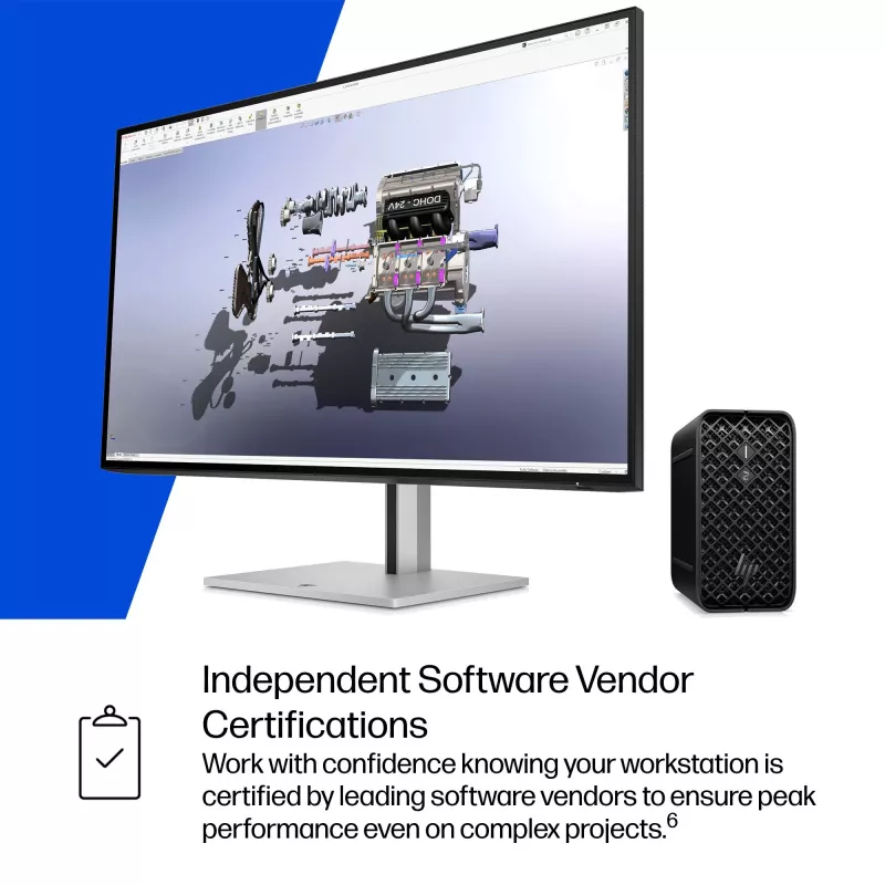 Workstation HP Z2 Mini G1a Intel Prozessor 16GB RAM 2TB SSD Windows 11 Pro