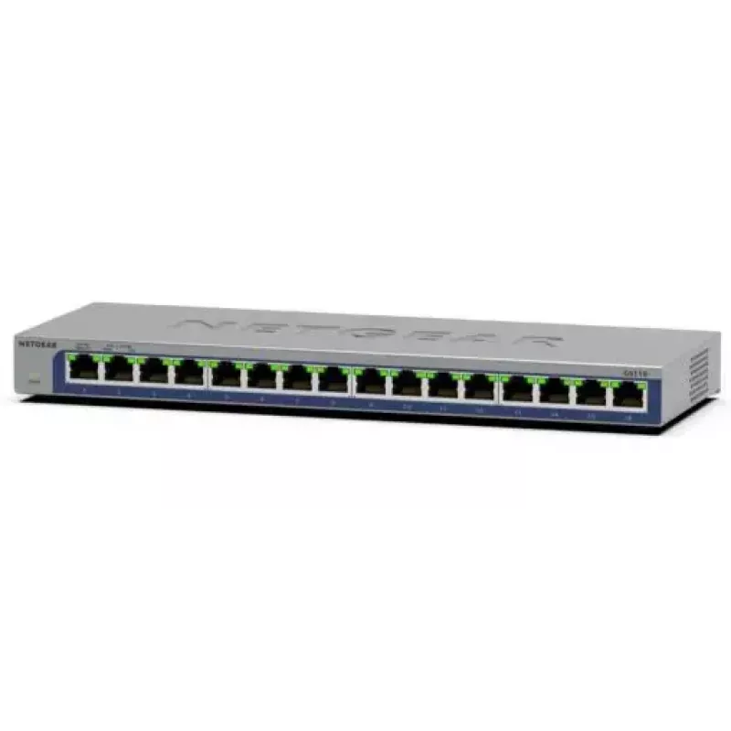 NETGEAR GS116 Unmanaged L2 Gigabit Ethernet (10/100/1000) Schwarz