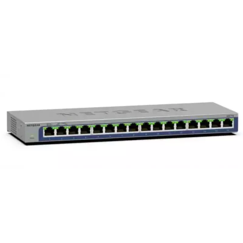 NETGEAR GS116 Unmanaged L2 Gigabit Ethernet (10/100/1000) Schwarz
