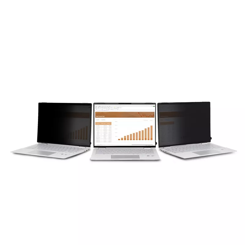 StarTech.com 13,5-Zoll 3:2 Flip-Over Sichtschutzfolie mit Touch, blendfreier Sichtschutzfilter, Laptop-Bildschirmschutzfolie mit 51 % Blaulichtreduzierung