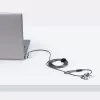 StarTech.com Universelles Laptopschloss 2 m, Sicherheitskabel für Notebooks kompatibel mit Noble Wedge/Nano/K-Slot, Schließkabel mit Schlüssel, diebstahlsicher, schnittfestes Kohlenstoffstahlkabel