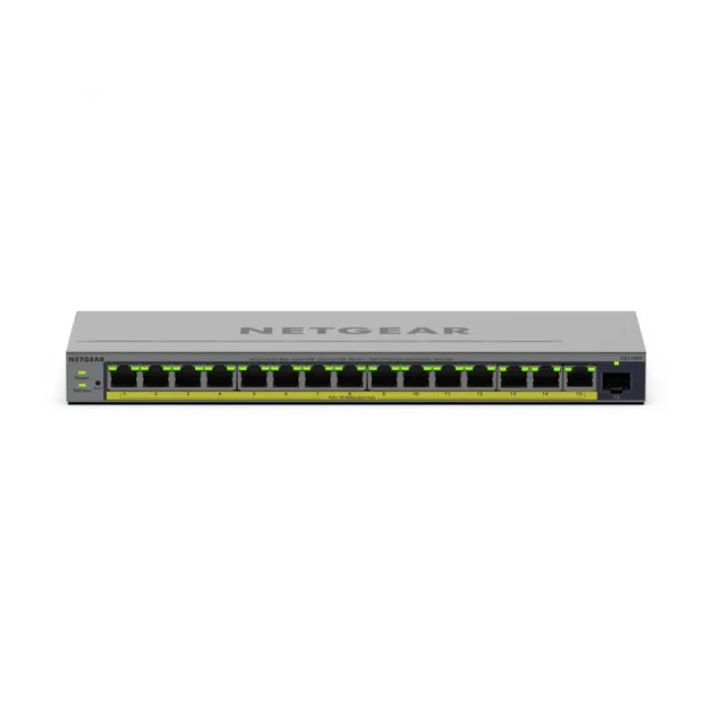 NETGEAR GS116EP Managed L2/L3 Gigabit Ethernet (10/100/1000) Power over Ethernet (PoE) Grau