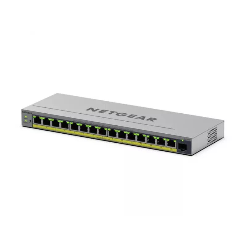 NETGEAR GS116EP Managed L2/L3 Gigabit Ethernet (10/100/1000) Power over Ethernet (PoE) Grau