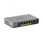 NETGEAR GS105EPP Unmanaged Gigabit Ethernet (10/100/1000) Power over Ethernet (PoE) Desktop/Wandmontage Grau