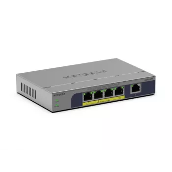 NETGEAR GS105PP Unmanaged Gigabit Ethernet (10/100/1000) Power over Ethernet (PoE) Desktop/Wandmontage Grau