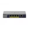 NETGEAR GS105PP Unmanaged Gigabit Ethernet (10/100/1000) Power over Ethernet (PoE) Desktop/Wandmontage Grau