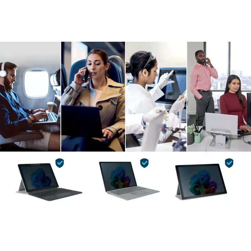 Kensington Blickschutzfilter 2-Wege entfernbar für Surface Laptop Go 1/2/3