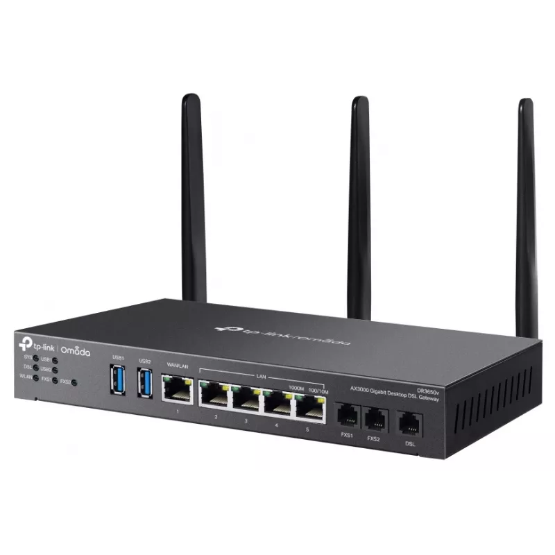 TP-Link Omada DR3220v-4G WLAN-Router Gigabit Ethernet Dual-Band (2,4 GHz / 5 GHz) Schwarz