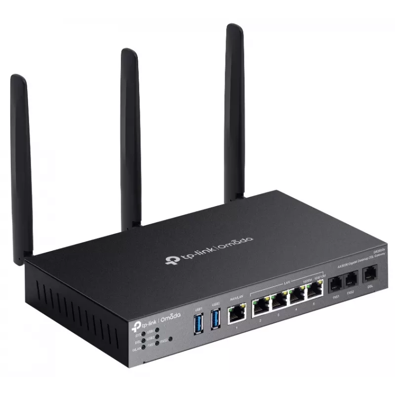TP-Link Omada DR3220v-4G WLAN-Router Gigabit Ethernet Dual-Band (2,4 GHz / 5 GHz) Schwarz