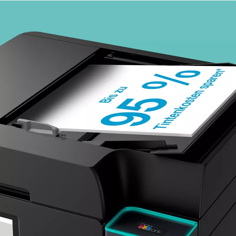 Multifunktions-Tintenstrahldrucker Epson EcoTank ET-4950 — Farbe, A4, 4800x1200 dpi, 35 ppm, WLAN, Ethernet, Duplex, Schwarz