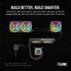 Corsair iCUE LINK H100i LCD RGB AiO-Wasserkühlung für CPU, 240 mm