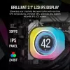 Corsair iCUE LINK H100i LCD RGB AiO-Wasserkühlung für CPU, 240 mm