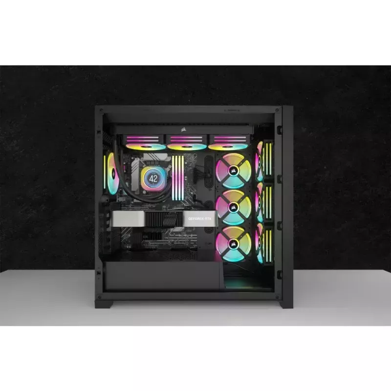 Corsair iCUE LINK H100i LCD RGB AiO-Wasserkühlung für CPU, 240 mm