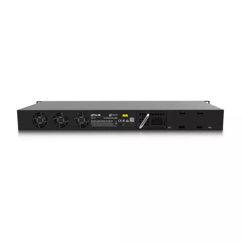 OLT UBIQUITI UF-OLT 1U verwalteter Glasfaser-OLT, 8 SFP-Steckplätze, 2 SFP+ 10G, 512 MB DDR3, 880 MHz CPU, Rack 1U, schwarz