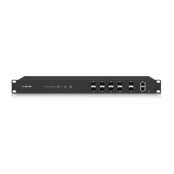 OLT UBIQUITI UF-OLT 1U verwalteter Glasfaser-OLT, 8 SFP-Steckplätze, 2 SFP+ 10G, 512 MB DDR3, 880 MHz CPU, Rack 1U, schwarz