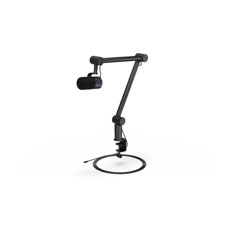 PC-Mikrofon ENDORFY Solum Studio — USB kabelgebunden, 24-Bit/96 kHz, 20–20000 Hz, verstellbare Tischhalterung, Touch-Bedienelemente, Kopfhörerausgang, schwarz