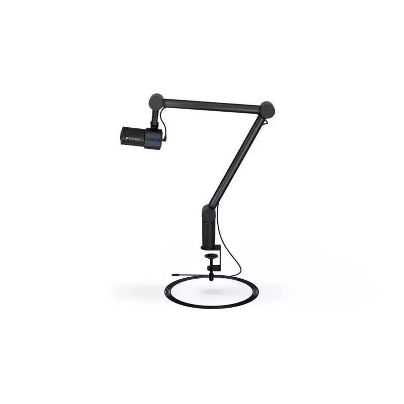 PC-Mikrofon ENDORFY Solum Studio — USB kabelgebunden, 24-Bit/96 kHz, 20–20000 Hz, verstellbare Tischhalterung, Touch-Bedienelemente, Kopfhörerausgang, schwarz