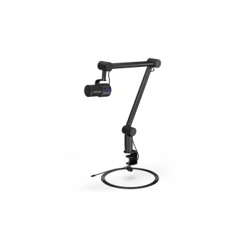 PC-Mikrofon ENDORFY Solum Studio — USB kabelgebunden, 24-Bit/96 kHz, 20–20000 Hz, verstellbare Tischhalterung, Touch-Bedienelemente, Kopfhörerausgang, schwarz