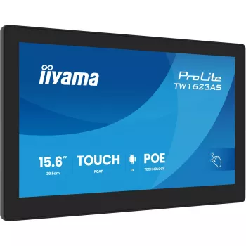 iiyama TW1623AS-B3P Computermonitor 39,6 cm (15,6 Zoll) 1920 x 1080 Pixel Full HD LED Touchscreen Schwarz