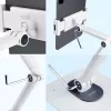 StarTech.com Verstellbarer Tablet-Ständer für Schreibtisch – wandmontierbar – Kapazität 1 kg – Ergonomisch gelenkiger Universal-Tablet-Ständer – Tablet-Halterung für Schreibtisch schwenkbar/drehbar/rotierbar