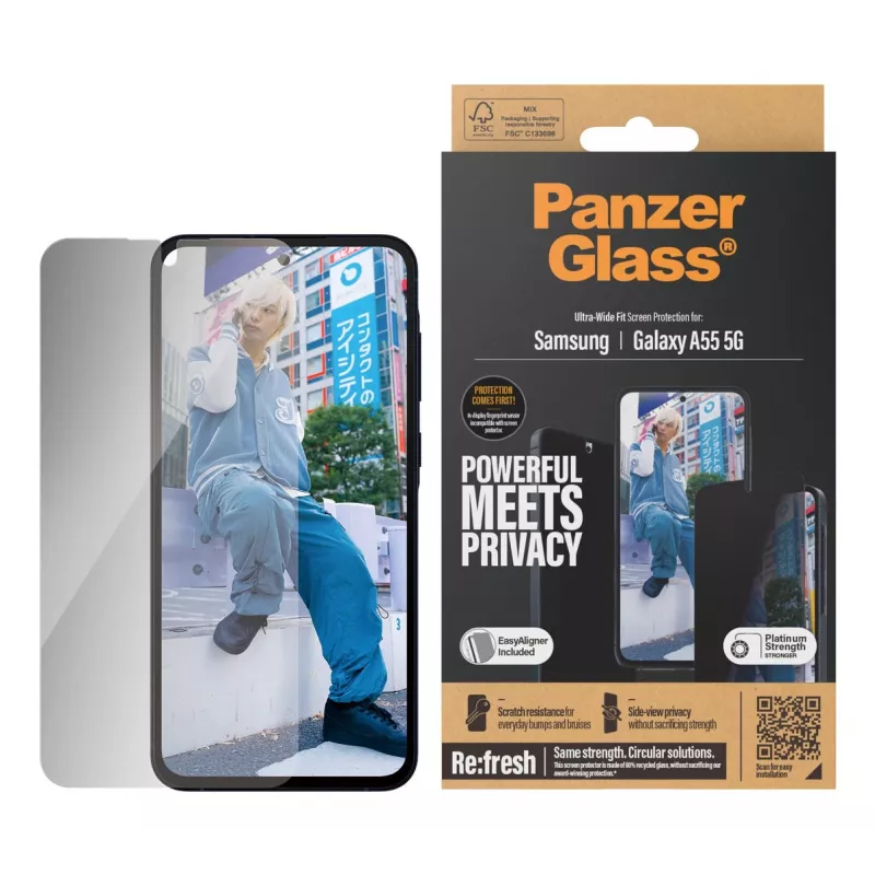 PanzerGlass P7358 Handy-Displayschutz/Rückseitenschutz Blickschutzfolie Samsung 1 Stk.