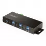 StarTech.com 5G7AINDRM-USB-A-HUB Schnittstellen-Hub USB 3.2 Gen 1 (3.1 Gen 1) Type-B 5000 Mbit/s Schwarz
