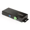 StarTech.com 5G7AINDRM-USB-A-HUB Schnittstellen-Hub USB 3.2 Gen 1 (3.1 Gen 1) Type-B 5000 Mbit/s Schwarz