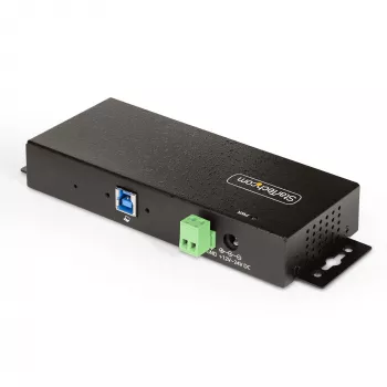 StarTech.com 5G7AINDRM-USB-A-HUB Schnittstellen-Hub USB 3.2 Gen 1 (3.1 Gen 1) Type-B 5000 Mbit/s Schwarz