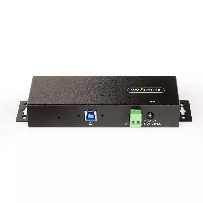 StarTech.com 5G7AINDRM-USB-A-HUB Schnittstellen-Hub USB 3.2 Gen 1 (3.1 Gen 1) Type-B 5000 Mbit/s Schwarz