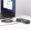 StarTech.com 5G7AINDRM-USB-A-HUB Schnittstellen-Hub USB 3.2 Gen 1 (3.1 Gen 1) Type-B 5000 Mbit/s Schwarz