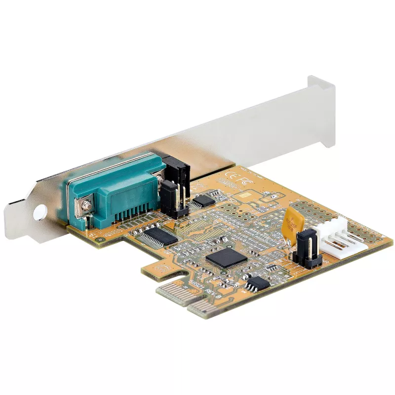 StarTech.com PCI Express Serielle Karte, PCIe zu RS232 (DB9) Serielle Schnittstellenkarte, PC Serielle Karte mit 16C1050 UART, Standard- oder Low-Profile-Halterungen, COM-Retention, Windows & Linux