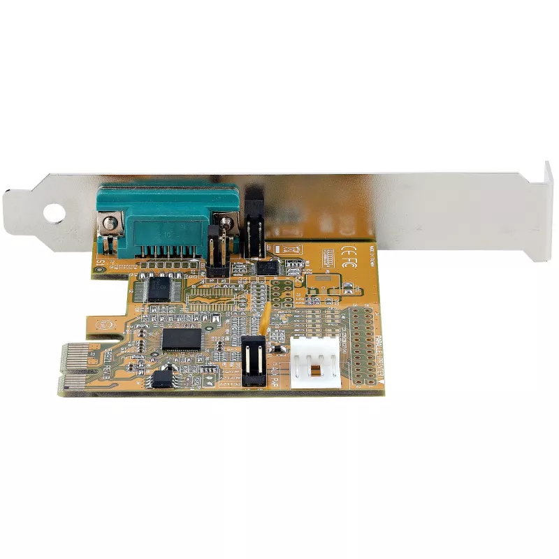 StarTech.com PCI Express Serielle Karte, PCIe zu RS232 (DB9) Serielle Schnittstellenkarte, PC Serielle Karte mit 16C1050 UART, Standard- oder Low-Profile-Halterungen, COM-Retention, Windows & Linux
