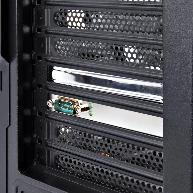 StarTech.com PCI Express Serielle Karte, PCIe zu RS232 (DB9) Serielle Schnittstellenkarte, PC Serielle Karte mit 16C1050 UART, Standard- oder Low-Profile-Halterungen, COM-Retention, Windows & Linux