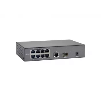 LevelOne 10-Port Fast Ethernet PoE Switch, 1 x Gigabit RJ45, 1 x Gigabit SFP, 8 PoE-Ausgänge, 120 W