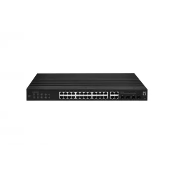 Managed Switch LevelOne Hilbert 28-Port Industrial Gigabit Smart Lite