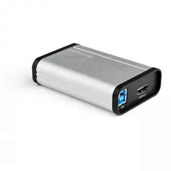 StarTech.com HDMI-zu-USB-C-Videoaufnahmegerät, 1080p, 60fps – UVC – externer USB-3.0-Typ-C-Aufnahme/Live-Streaming – HDMI-Audio-/Video-Recorder-Adapter – Funktioniert mit USB-C/USB-A/Thunderbolt 3 – TAA