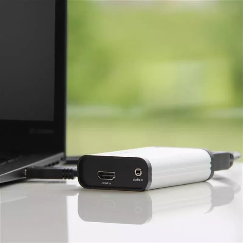 StarTech.com HDMI-zu-USB-C-Videoaufnahmegerät, 1080p, 60fps – UVC – externer USB-3.0-Typ-C-Aufnahme/Live-Streaming – HDMI-Audio-/Video-Recorder-Adapter – Funktioniert mit USB-C/USB-A/Thunderbolt 3 – TAA