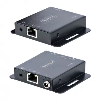 StarTech.com 4K HDMI Extender über CAT6/CAT5 Ethernet-Kabel, 4K 30Hz oder 1080p 60Hz Video Extender, HDMI über Ethernet-Kabel, HDMI Sender- und Empfänger-Kit, IR-Fernbedienung