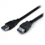 StarTech.com 2m schwarzes SuperSpeed USB 3.0-Verlängerungskabel A auf A – M/F