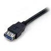 StarTech.com 2m schwarzes SuperSpeed USB 3.0-Verlängerungskabel A auf A – M/F
